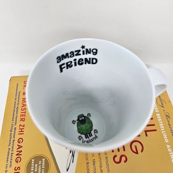 Wacky Woollies Best Friends Ireland Sheep Humor Coffee Cup Mug 12oz - Picture 3 of 5